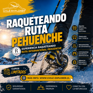 Trekking con raquetas de nieve - Laguna del Maule