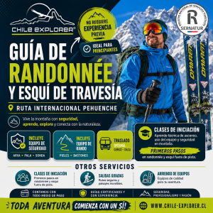 Full Day de Esquí de Travesía y Randonnée en Laguna del Maule