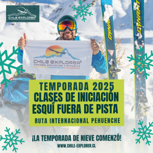 Clases de iniciación Esquí fuera de pista - Laguna del Maule