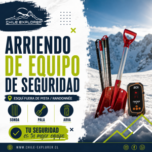 Arriendo de Equipo de Seguridad para Nieve y Avalanchas