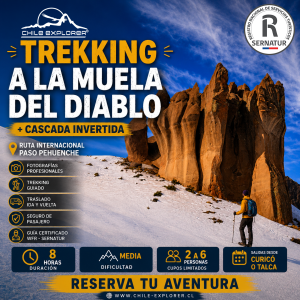 Trekking Muela del Diablo y Cascada Invertida | Tour Cordillera del Maule